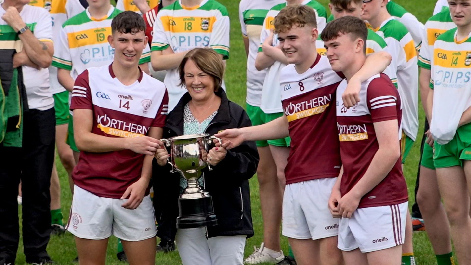2023 Down GAA Under 17s Final cup presentation 2023 Down GAA Under 17s Final cup presentation