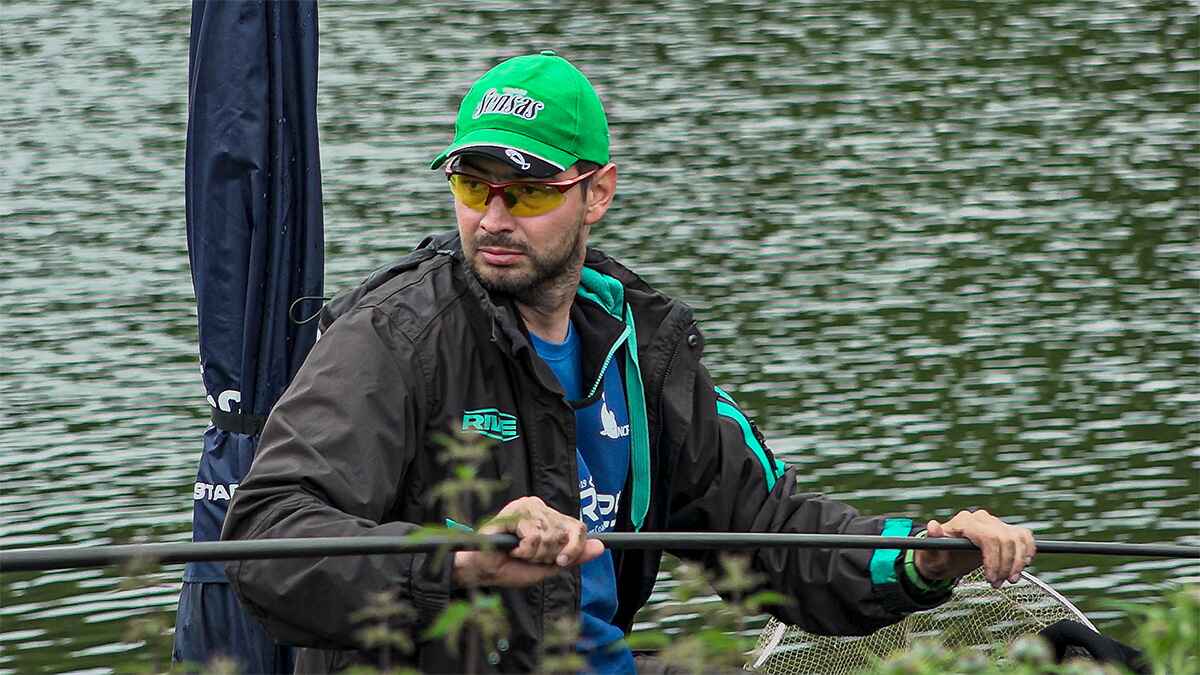 Fisherman competing in a tournament